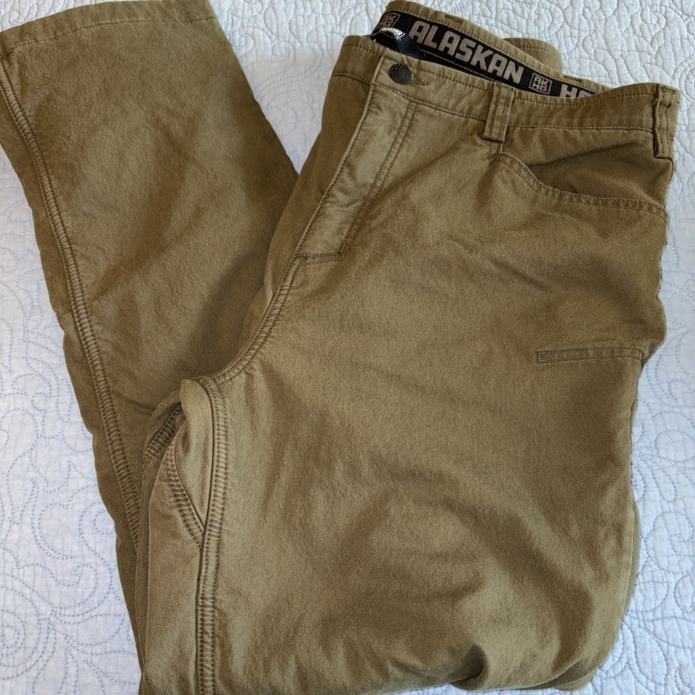 Alaskan Hardgear Pants Womens 16 (36x30) Fleece Lined Work Outdoor Duluth Hiking